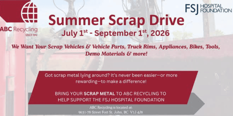 Summer Scrap Drive by FSJ Hospital Foundation