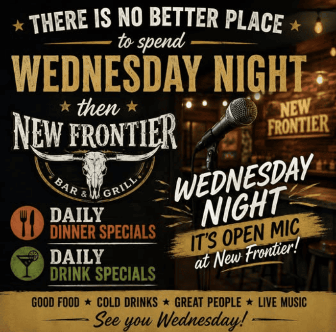 Open Mic Night - The New Frontier