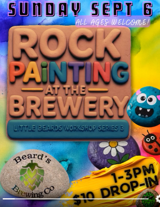 Rock Painting, Little Beards Workshop
