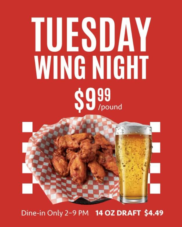Tuesday Wing Nights - Smitty's