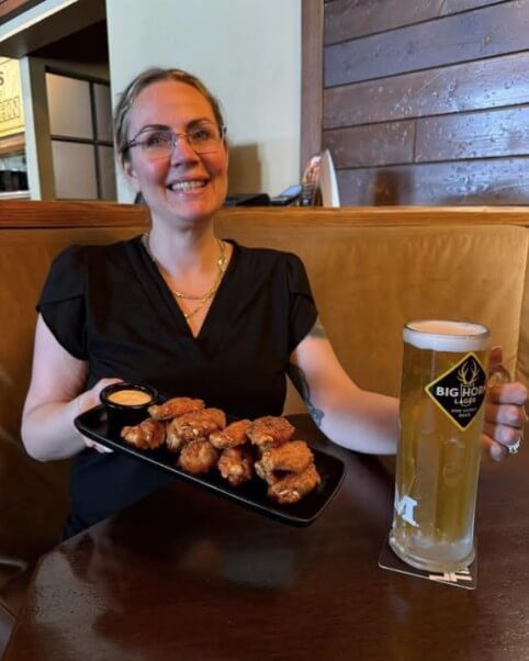 Wings, Bighorn Lager, Antler Ale - Mr. Mikes