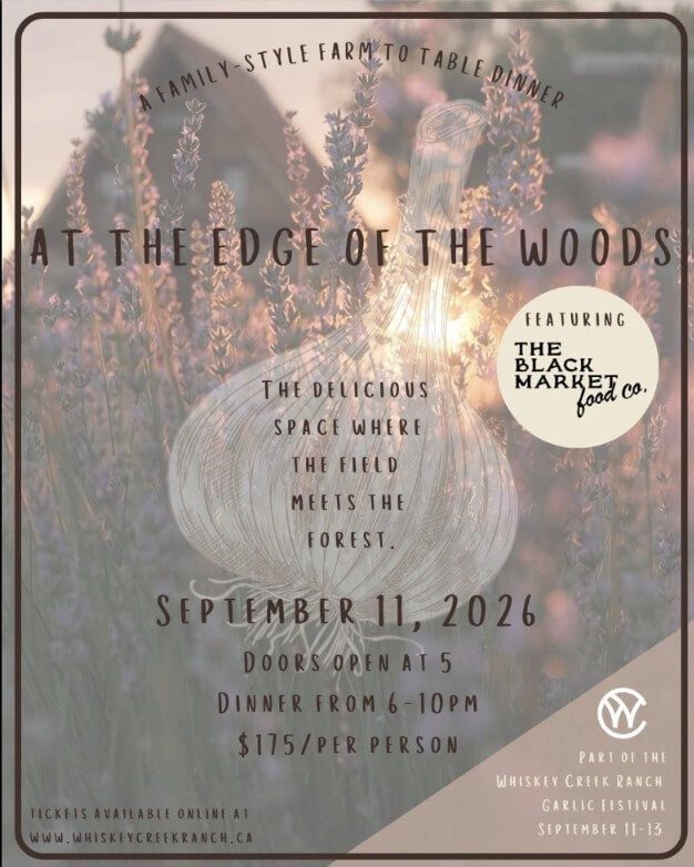 Themed Dinner, 'At the edge of the woods' - Whiskey Creek Ranch