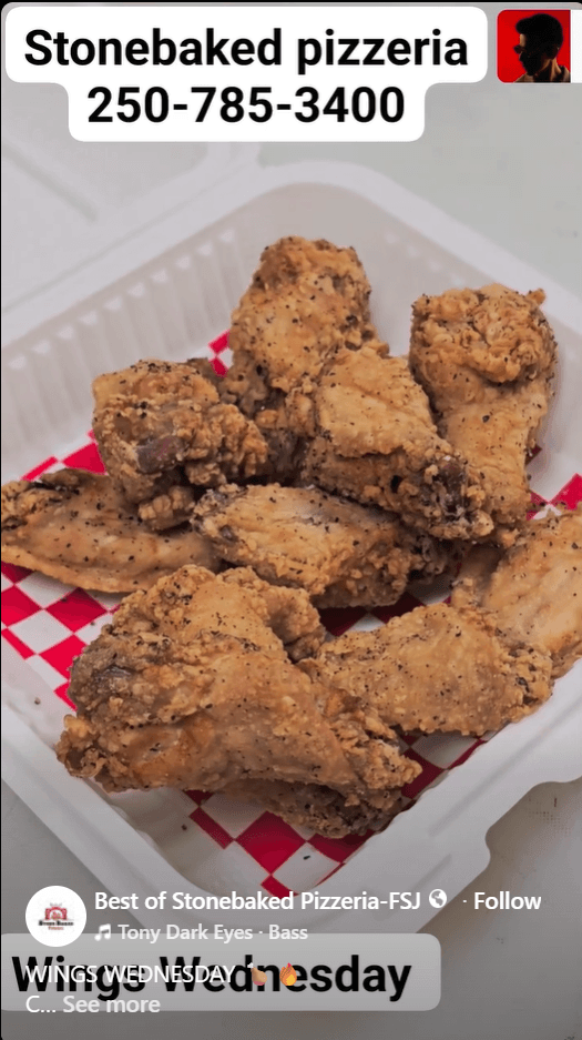 Wing Wednesday - Stone Baked Pizzeria