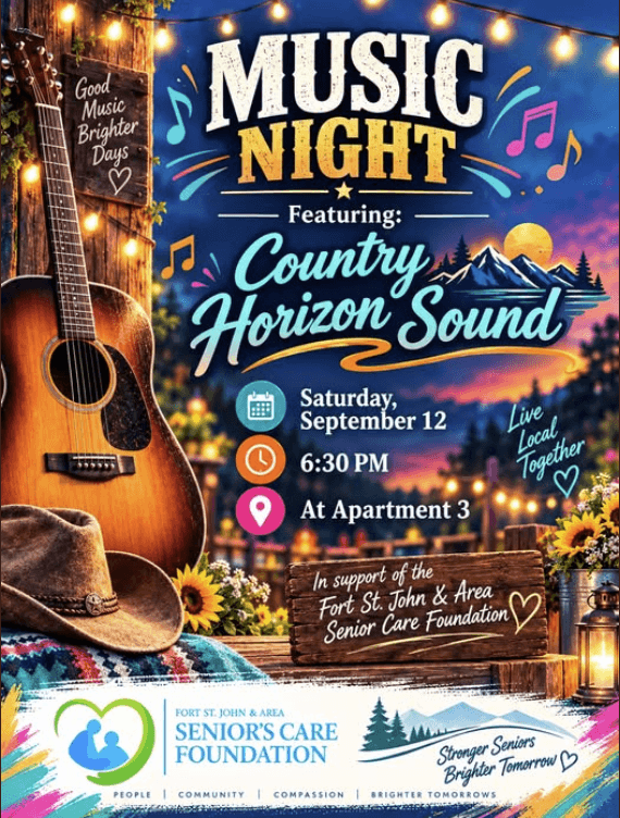 Music Night featuring Country Horizon Sound - FSJ & Area Senior's Care Foundation