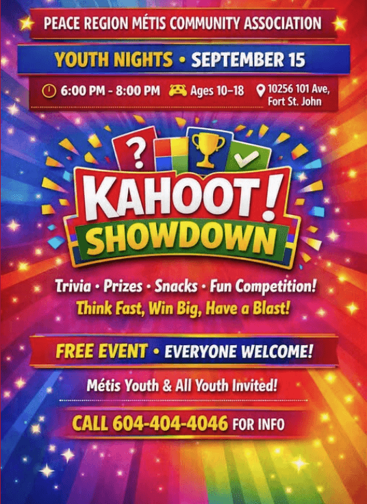 Kahoot Showdown - Peace Region Metis Community Association