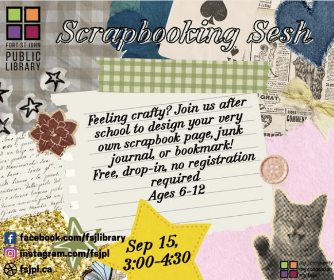Scrapbooking Sesh - Fort St John Public Library
