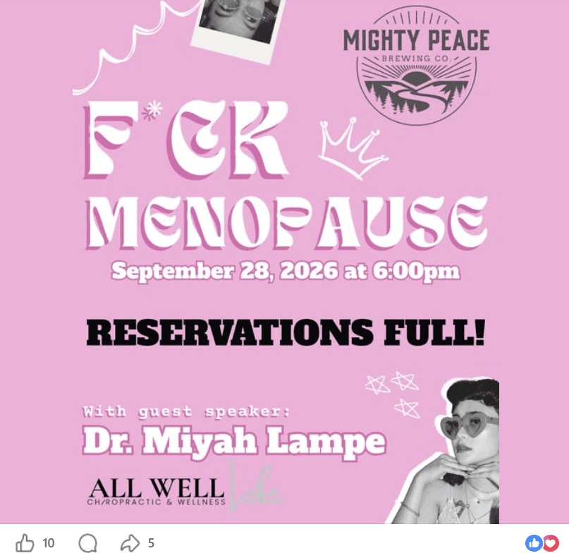 F*ck Menopause with Dr Miyah Lampe - Mighty Peace Brewing Co.