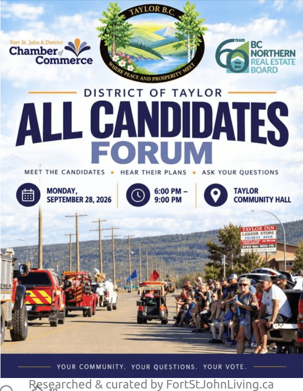 District of Taylor All Candidates Forum - Taylor Community Hall
