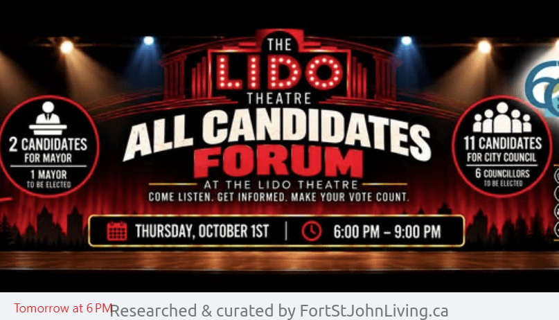 City of Fort St. John All Candidates Forum - @ The Lido Theatre