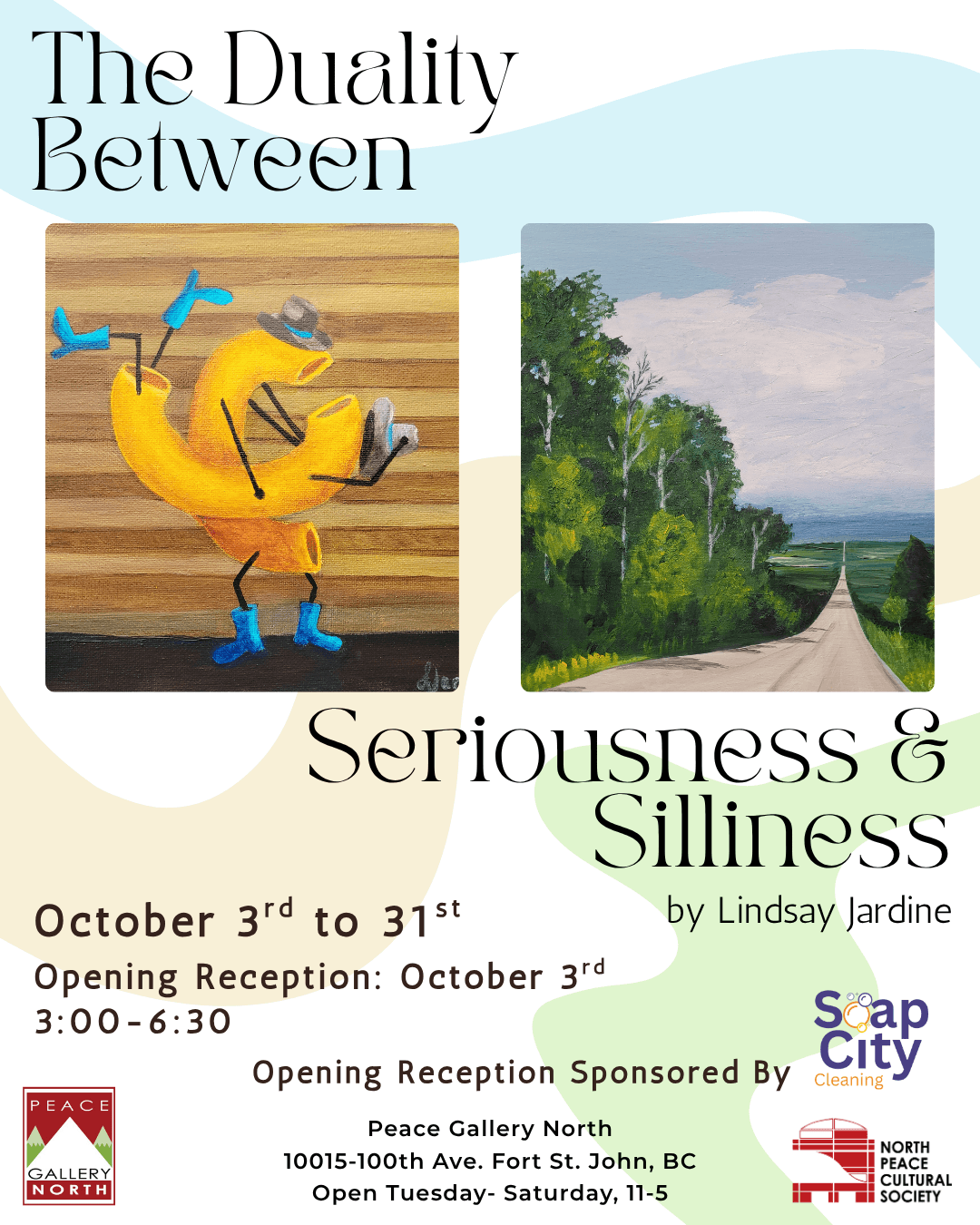 Art Exhibit by Lindsay Jardine - North Peace Gallery
