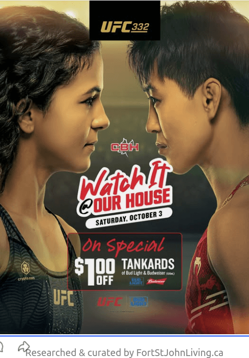 UFC Silva vs Wang, Figueiredo vs Talbott - The Canadian Brewhouse