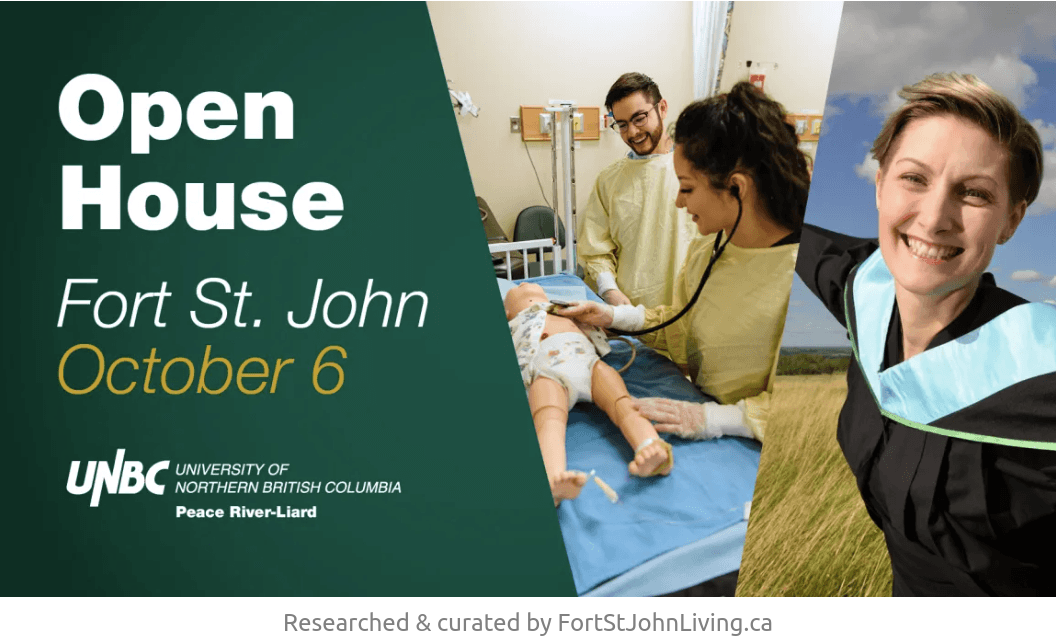 Open House - UNBC Peace River-Liard Campus - NLC - from fortstjohnliving.ca Events Calendar