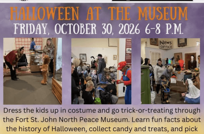 5th Annual Halloween at the Museum - North Peace Museum - from fortstjohnliving.ca Events Calendar