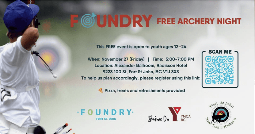 Foundry Archery Night - Radisson Hotel - from fortstjohnliving.ca Events Calendar