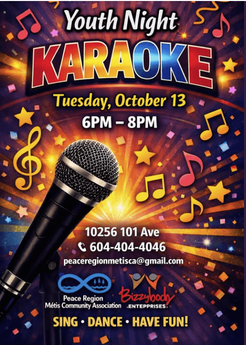 Youth Night Karaoke - 10256 101 Ave - from fortstjohnliving.ca Events Calendar