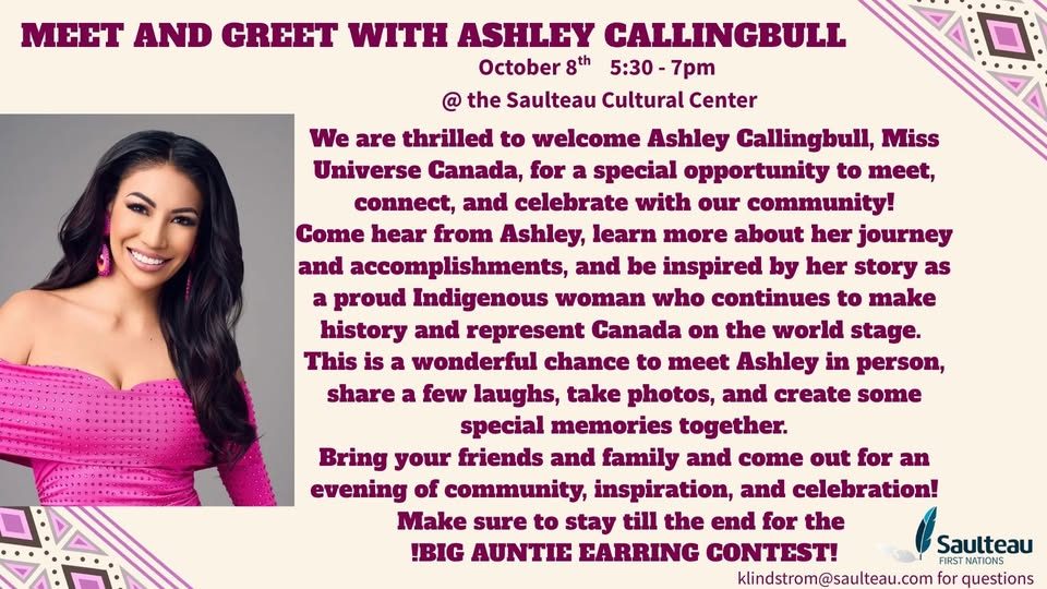 Meet and Greet with Ashley Callingbull - Saulteau Cultural Center - from fortstjohnliving.ca Events Calendar