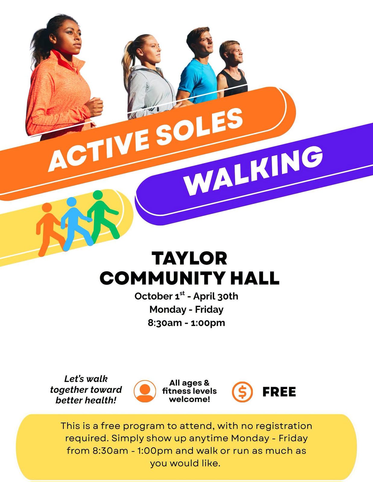 Active Soles Walking - Taylor Community Hall - from fortstjohnliving.ca Events Calendar