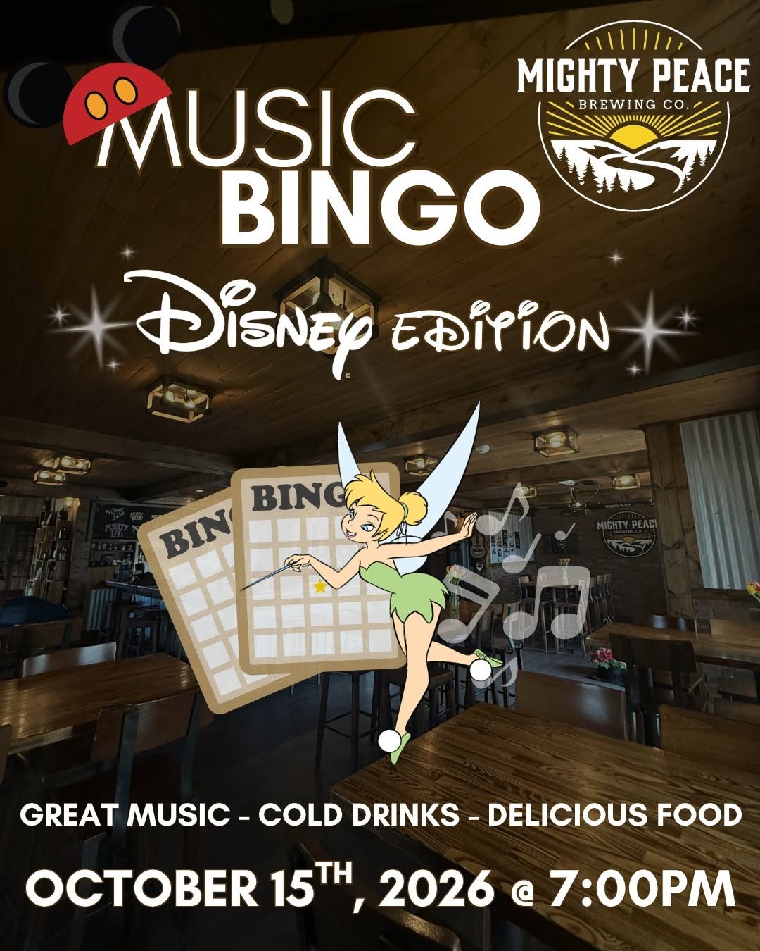 Music Bingo: Disney Edition - Mighty Peace Brewing - from fortstjohnliving.ca Events Calendar