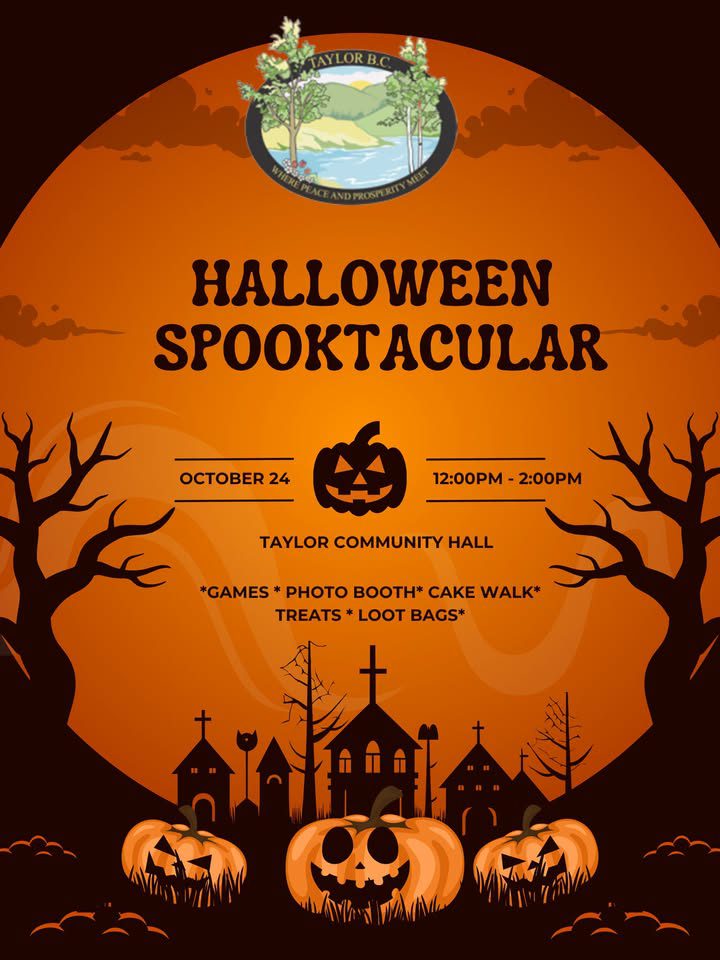 Taylor Halloween Spooktacular - Taylor Community Hall - from fortstjohnliving.ca Events Calendar